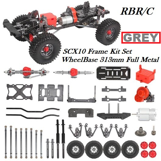 Metal Kit Frame Set 313mm 1/10 Rc Car Crawler Adventure SCX10