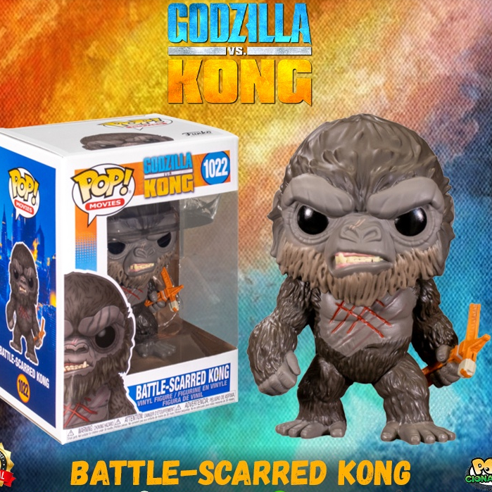 Funko POP Movies - Godzilla vs Kong - Battle Scarred Kong #1022