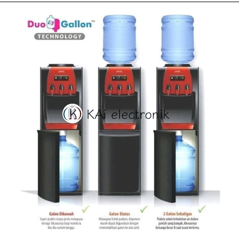 dispenser sanken galon atas-bawah HWD-Z88