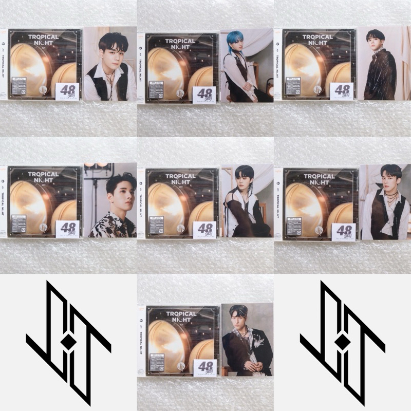 JO1 7th Single - TROPICAL NIGHT Regular + Bonus OFFICIAL STORE L Size Raw Photo