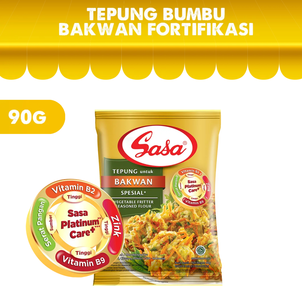 

Sasa Tepung Bumbu Bakwan Spesial [90 Gr] / 1 Pc