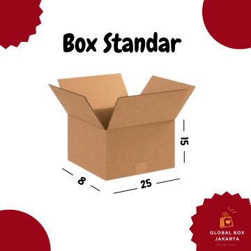 

Kardus Standar 25x8x15