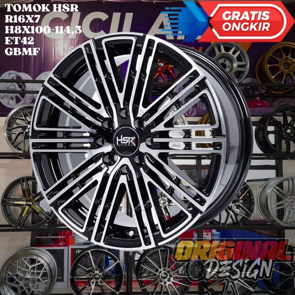 Velg Mobil Xenia , Avanza , Kijang , Grand Livina , HSR TOMOK Ring 16 R16