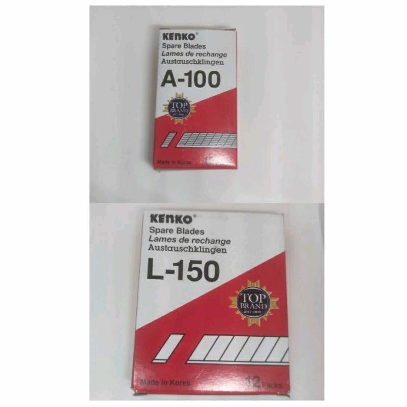 

Refill / Isi Cutter Blade Kenko Kecil & Besar A-100 (A-300), L-150 (L-500) 1 Pax kecil (5pcs)