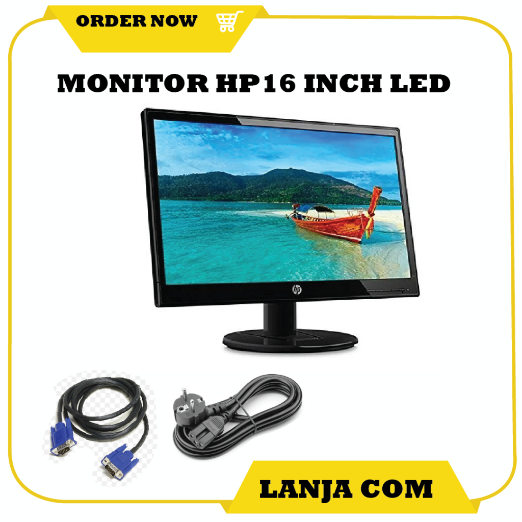MONITOR LCD 16 INCH HP MURAH