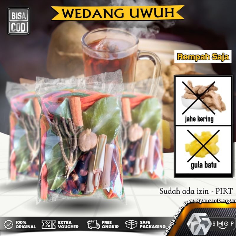 

WEDANG UWUH AR REMPAH SAJA [TANPA JAHE DAN GULA BATU]