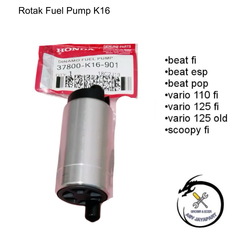 rotak full pump (K16)  beat fi-esp-pop-Vario 110-125 fi-125 old-Scoopy fi ,KEIHIN