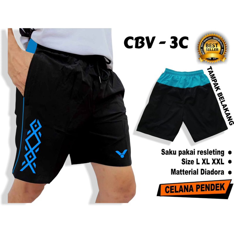 Celana pendek badminton celana bulutangkis dewasa celana kolor pria size jumbo