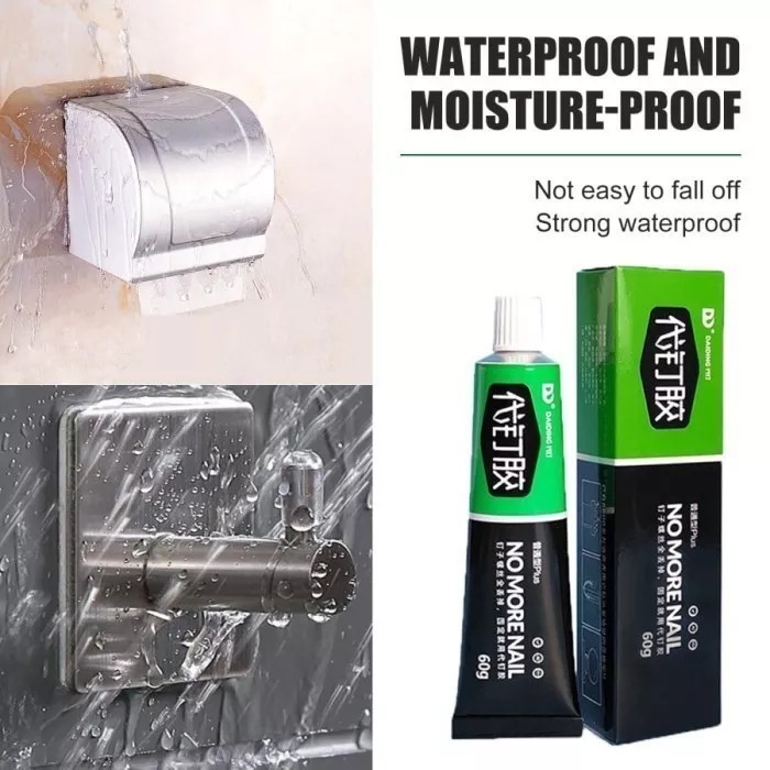 Lem tembok pengganti paku perekat kayu besi serbaguna super glue