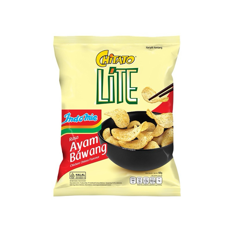 

Chitato Lite Ayam Bawang 68 Gr - Snack Camilan Kentang Asli Chitato Indomie Viral