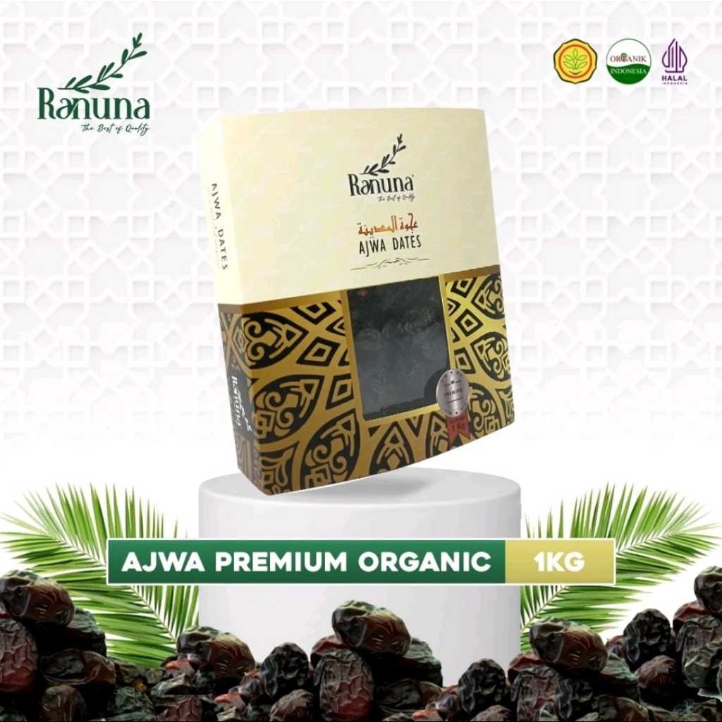 

Kurma Ajwa | Kurma Nabi| Ajwa Organic Madinah super 1kg