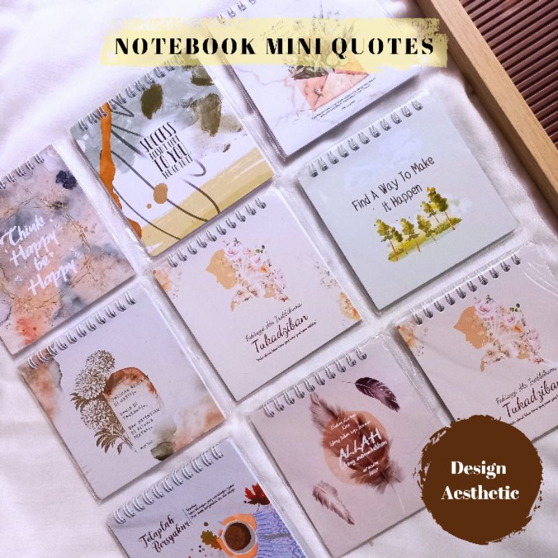 

Buku Catatan Mini Aesthetic | Buku Notes Mini | Buku memo | Buku Saku | Notebook Mini