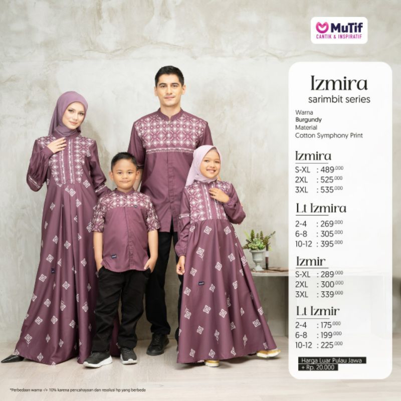 Izmira Sarimbit Series by Mutif | Sarimbit Mutif Terbaru | Sarimbit Mutif 2024 | Sarimbit Keluarga M