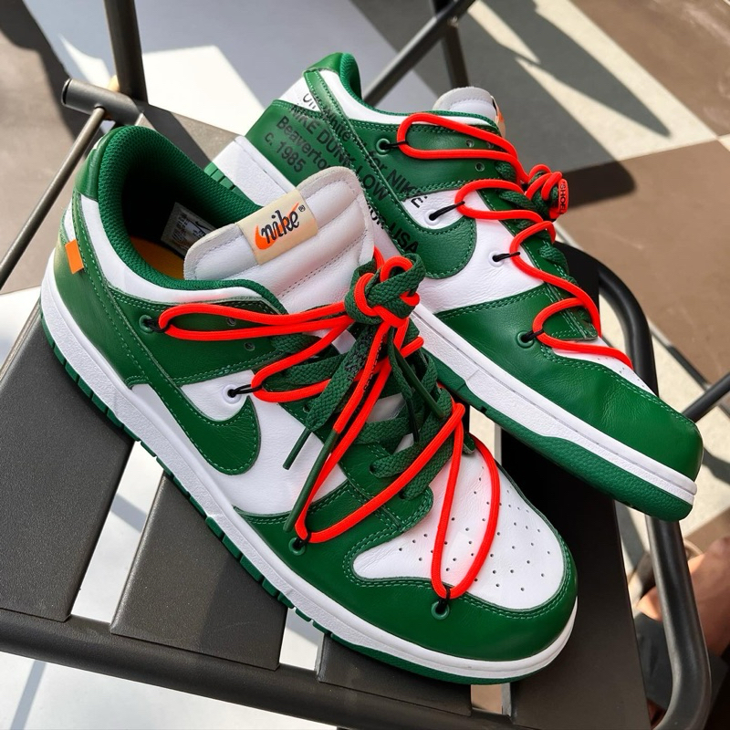 NIKE SB DUNK LOW X OFF WHITE PINEGREEN