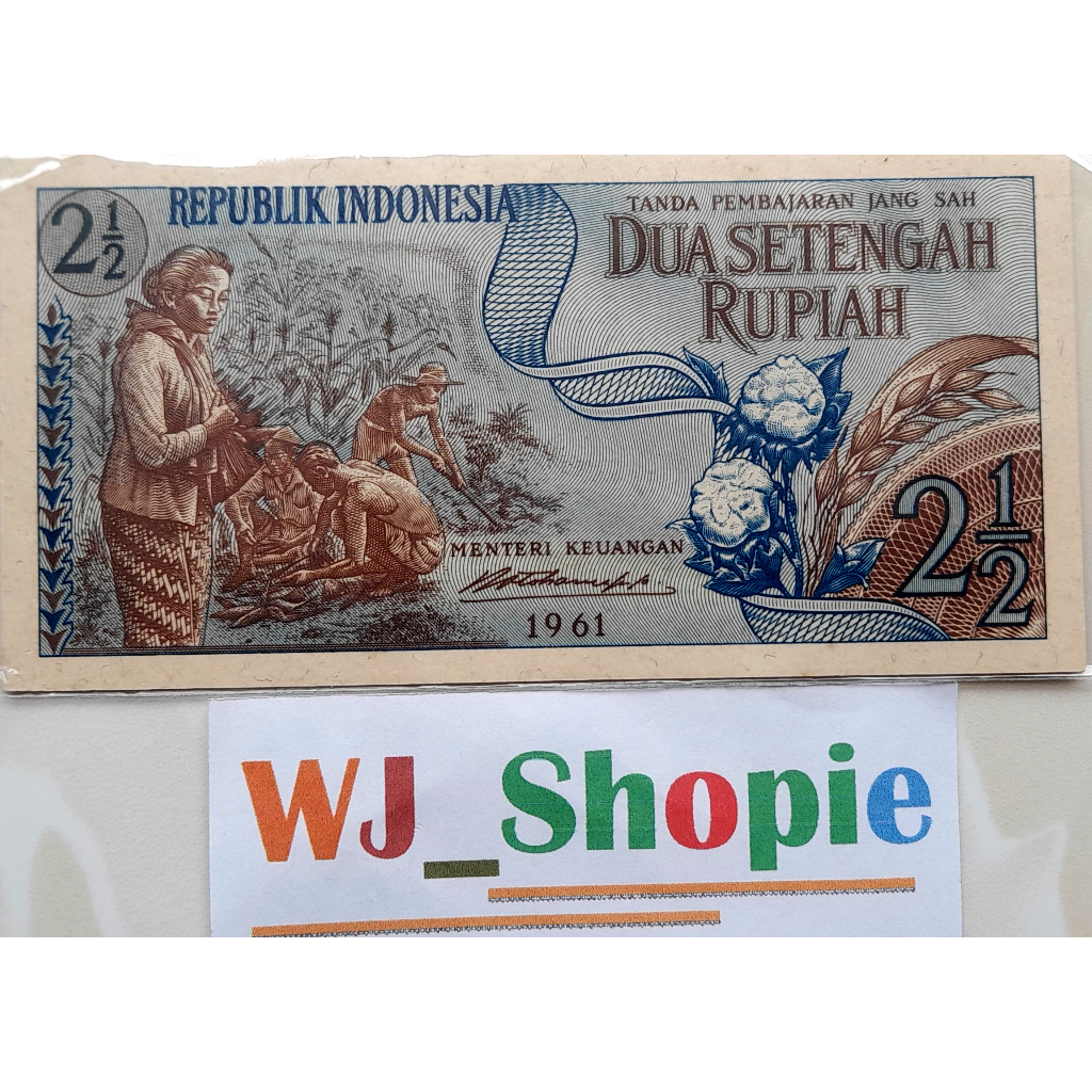 Uang Kuno 2,5 rupiah 1961