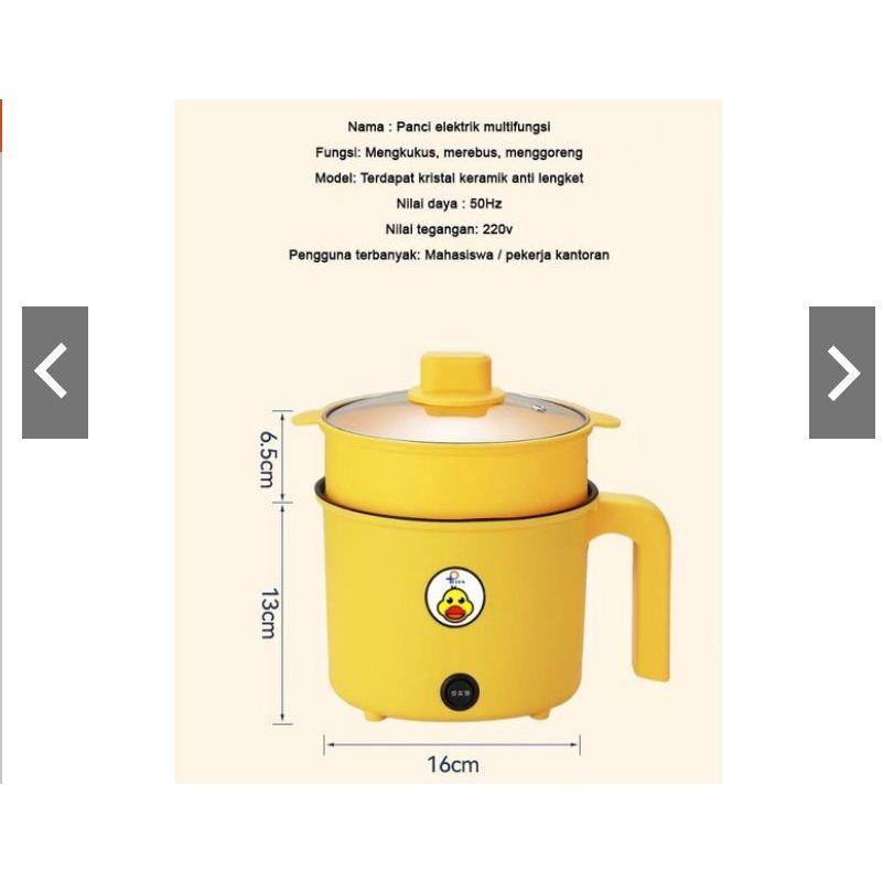 Panci Listrik Anti Lengket Serbaguna Hemat Listrik 450 Watt