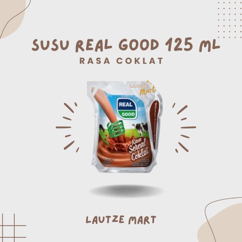 

Susu Real Good Pouch Rasa Coklat 125 ml