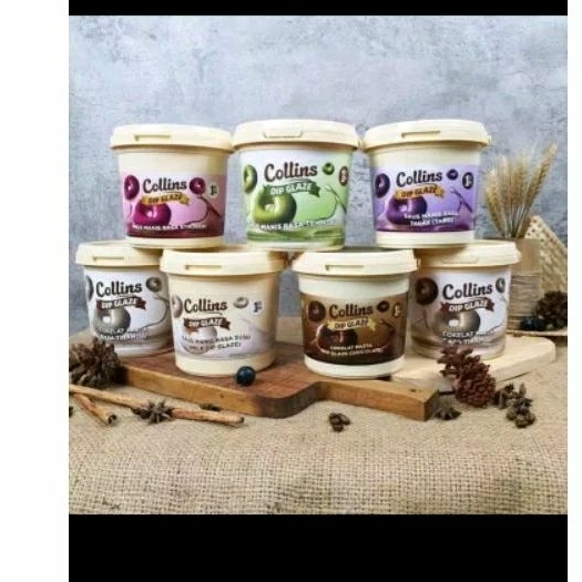 

COLLINS DIP GLAZEBerat Kemasan : 300 GR