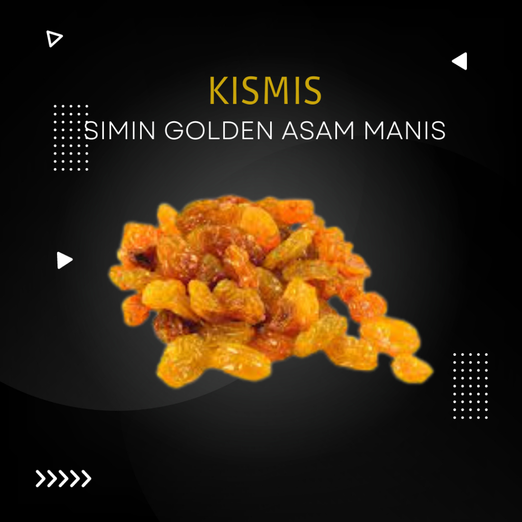 

Kismis Arab Golden Asam Manis Premium