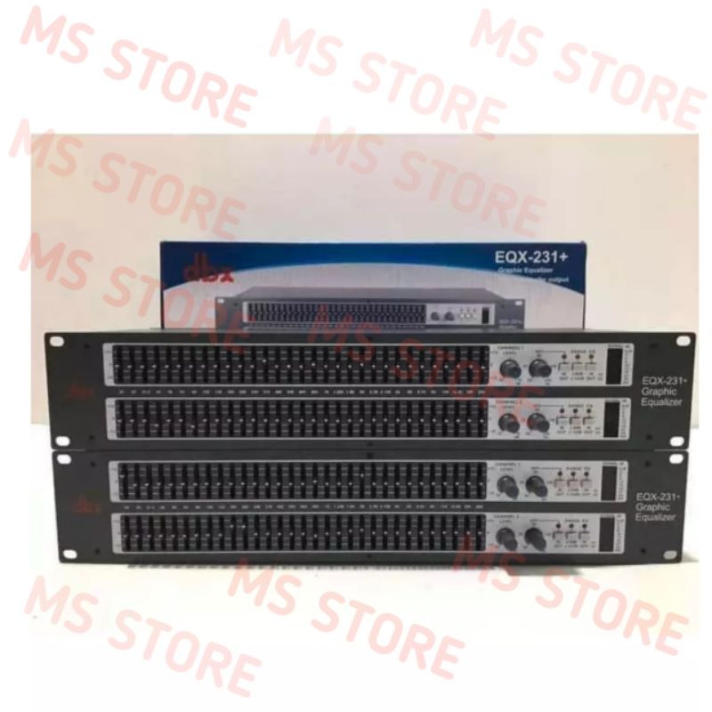 Equaliser DBX EQX 231 + Subwoofer - Equalizer dbx Eqx 231 Plus Sub