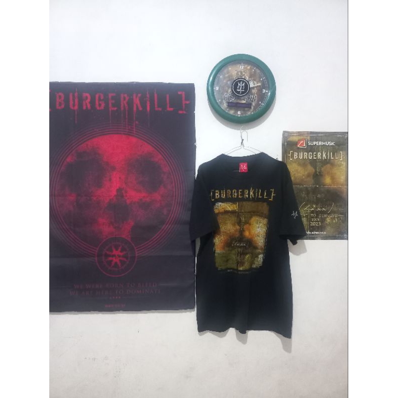 T-shirt Burgerkill official - Dua sisi L