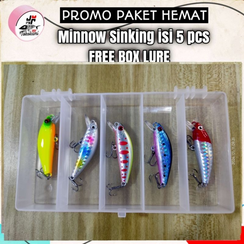 lure minnow paket sinking hampala baby gt dll