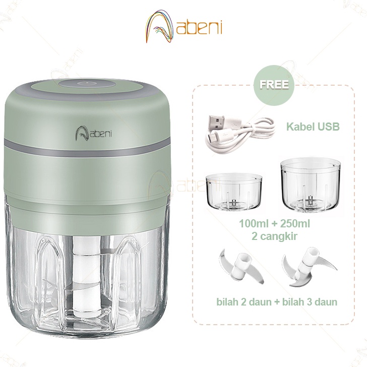 Terbaru Abeni blender mini USB Multifungsi Blender Bumbu Dapur Praktis blender portable Food Chopper