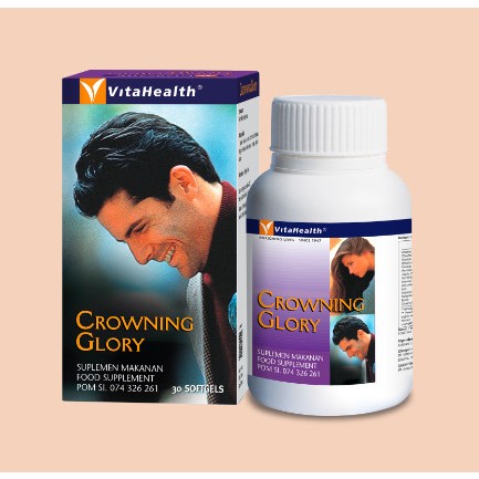 Suplemen Rambut Crowning Glory Isi 30 Softgel