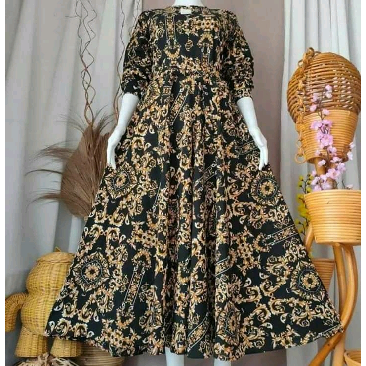 GAMIS SULTAN JUMBO BAHAN KATUN PREMIUM ADEM TEBAL//GAMIS SYAR'I MOTIF SULTAN TERBARU//GAMIS SULTAN B