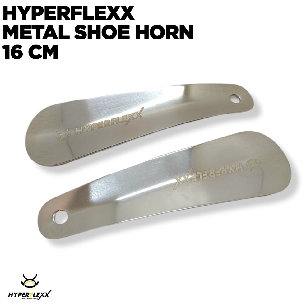 READY STOK  Metal Shoe Horn Hyperflexx Sendok Sepatu Besi Metal Stainless Steel Alat Bantu Pakai Sep