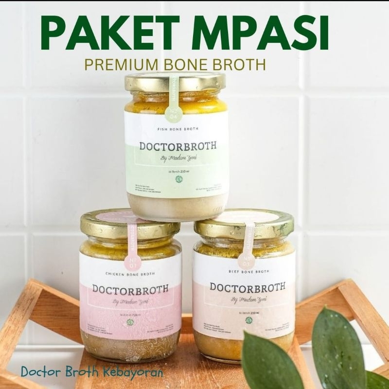 

Paket MPASI 3 JAR - Kaldu Tulang- Doctor Broth Kebayoran