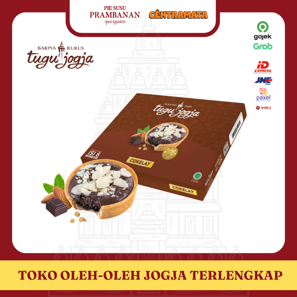 

Almond Tart Tugu Jogja Isi 6pcs | Oleh-Oleh khas Jogja