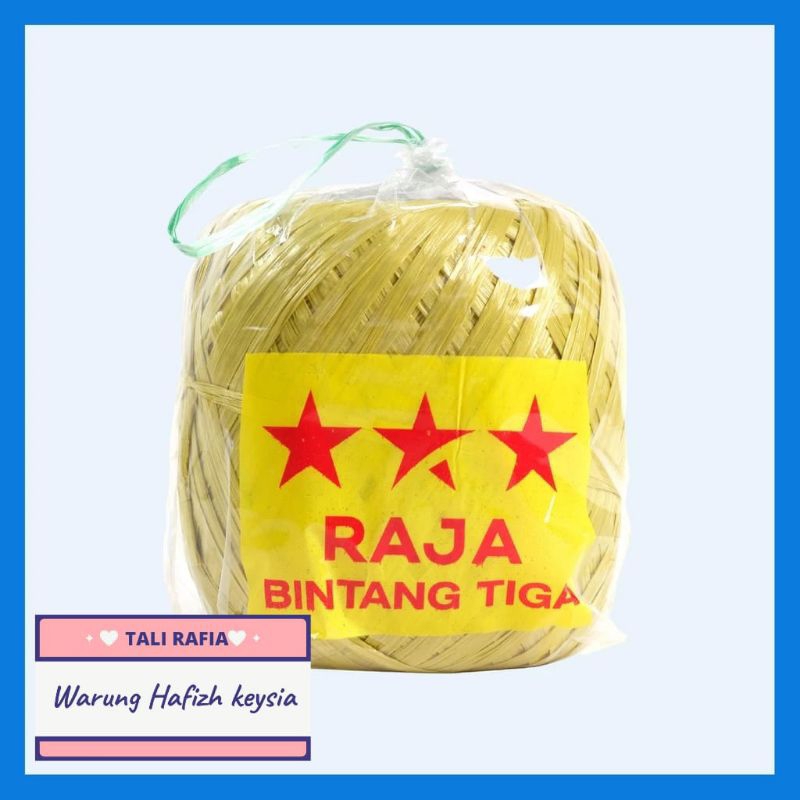 

tali rafia plastik warung Hafizh keysia merek raja bintang tiga