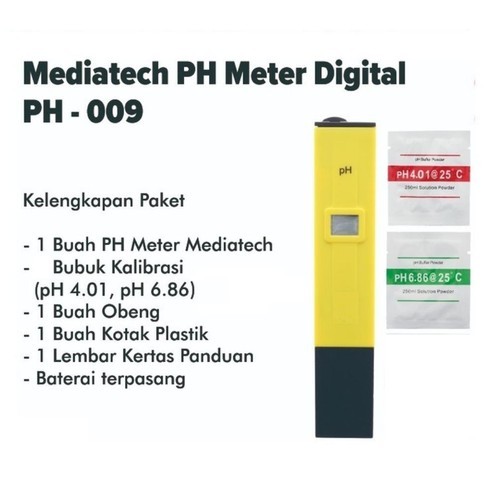 Alat Ukur PH Air Hidroponik / pH Meter digital tester asam basa cairan minum kemasan laboratorium on