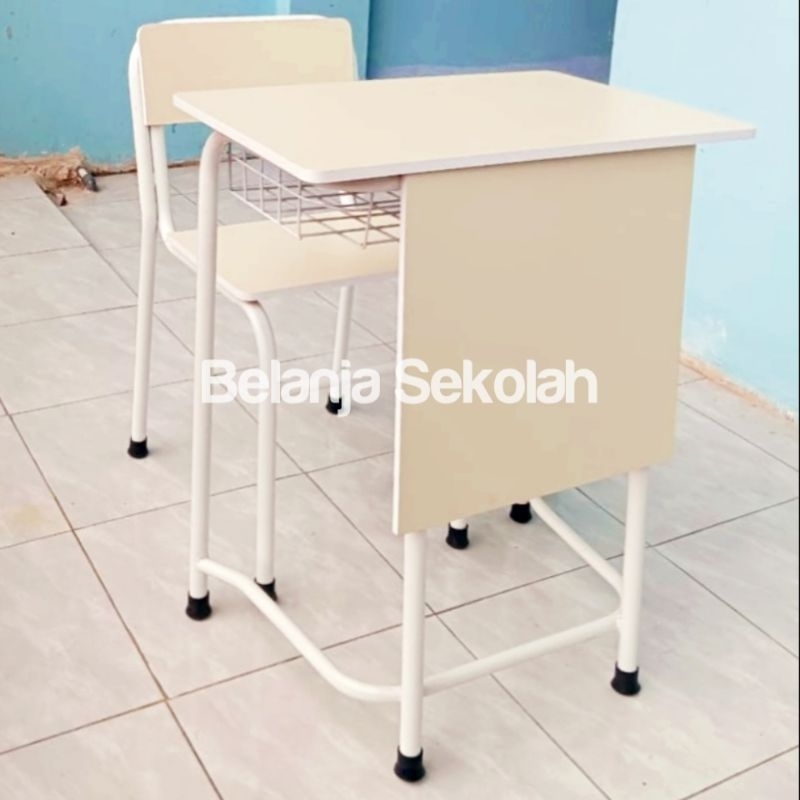 Meja Kursi Sekolah 1 Set - Meja Kursi Bimbel - Meja Belajar Sekolah