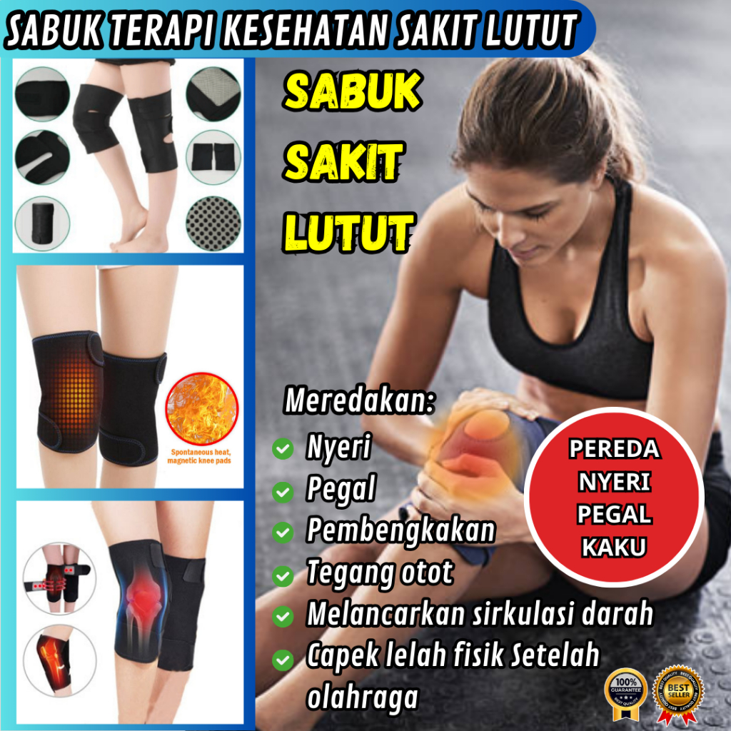 solusi sakit lutut Nyeri terapi kesehatan sabuk penghangat lutut magnetic