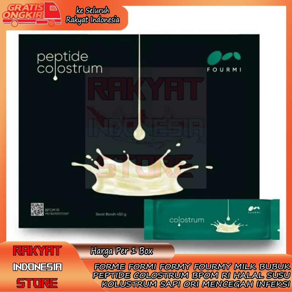 

FORME FORMI FORMY FOURMY SUSU BUBUK AWET MUDA PEPTIDE COLOSTRUM BPOM RI HALAL SUSU KOLUSTRUM SAPI MEMBANTU MENCEGAH INFEKSI BAKTERI VIRUS DAN PENYAKIT SUPLEMEN KESEHATAN MENINGKATKAN STAMINA TUBUH SISTEM OTAK MILK MINUMAN SEHAT BUBUK SASETAN ANTI INFLAMAS