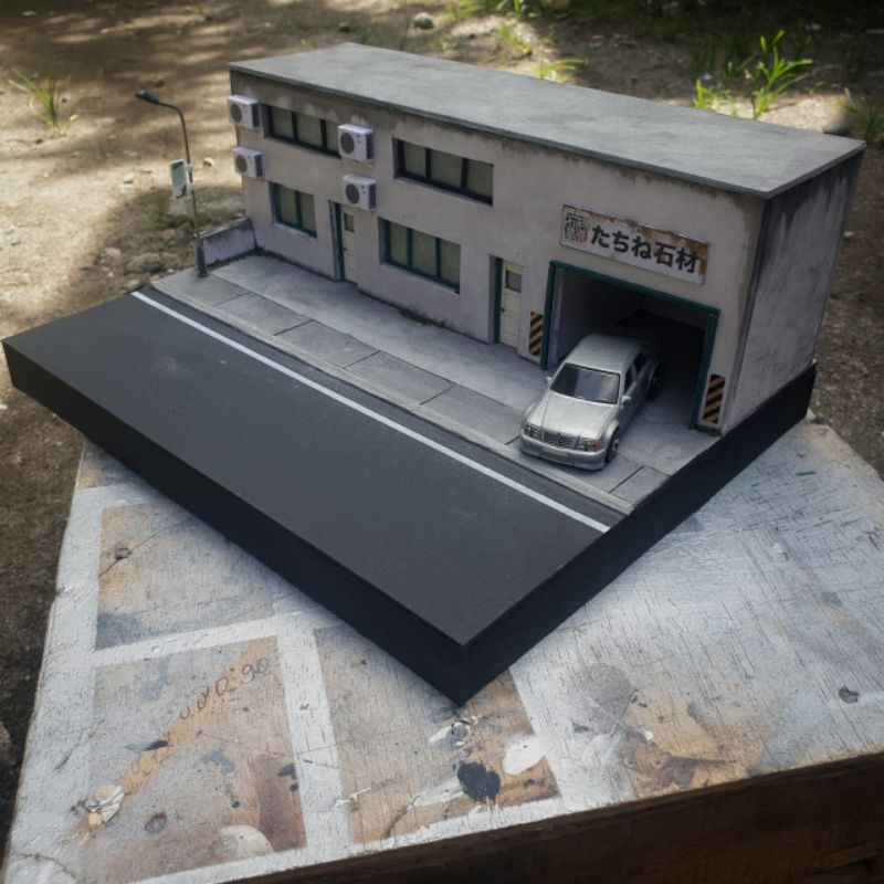 Diorama garasi tua
