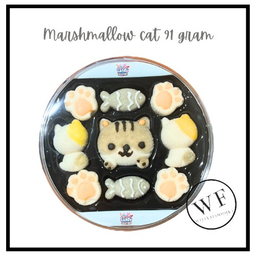 

Candy Creations marshmallow cat / Marshmallow candy bentuk kucing 91g