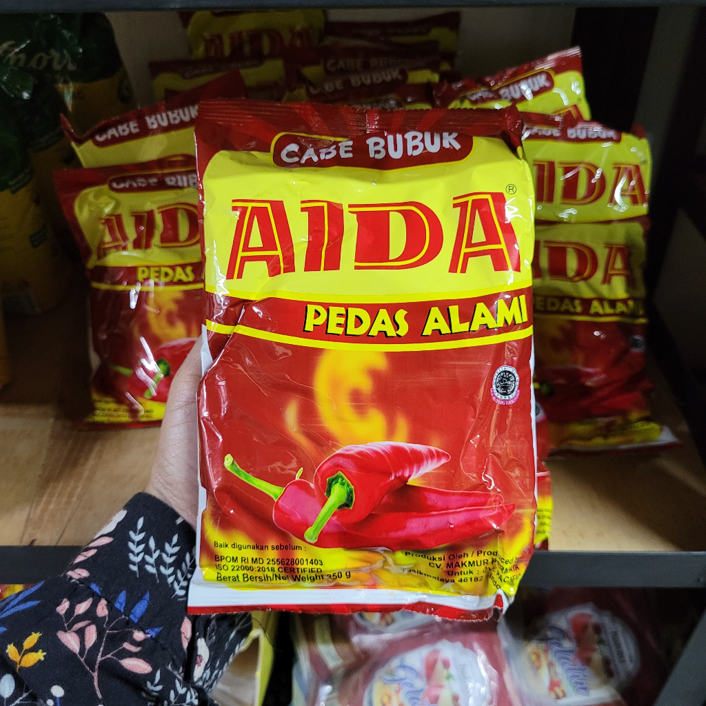 

Cabe Bubuk AIDA - Pedas Alami - Chili Powder 250gr