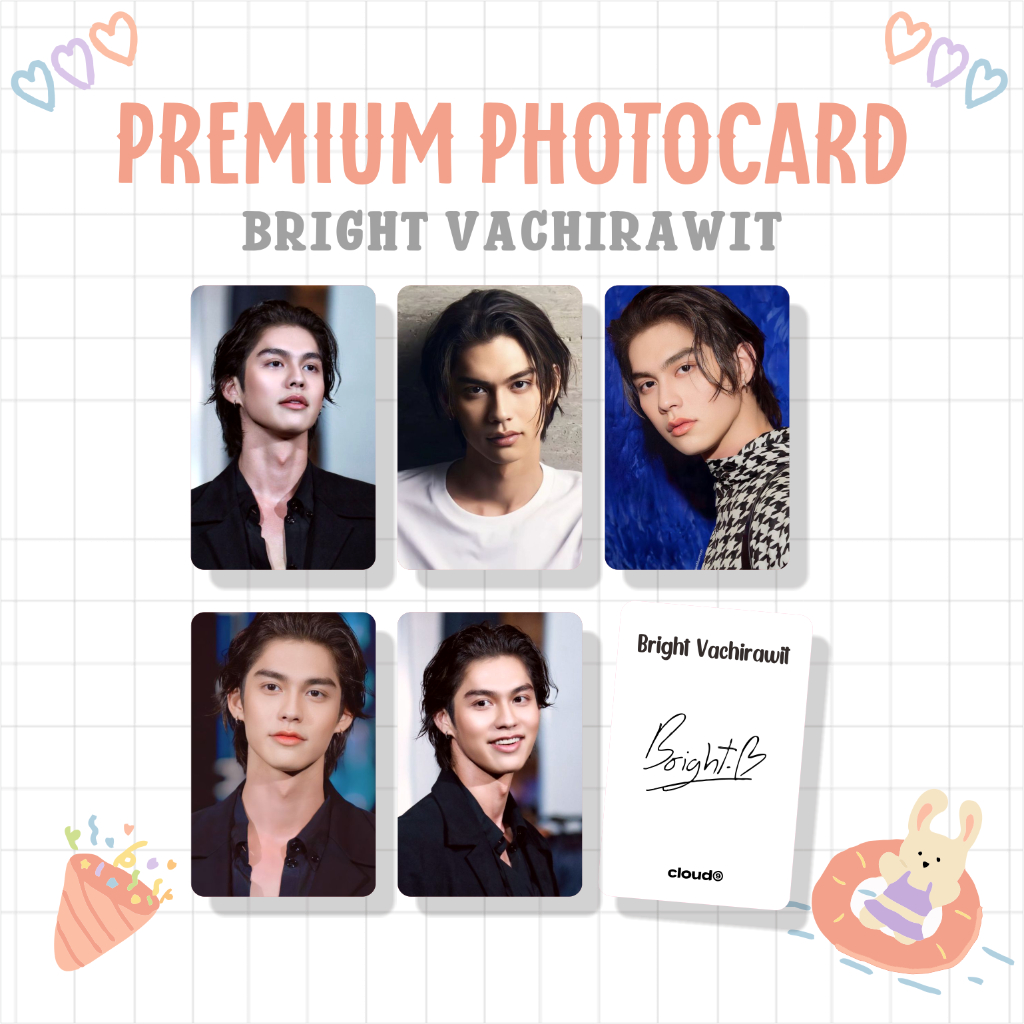 PHOTOCARD Premium PC AKTOR THAILAND BRIGHT WIN TAY DEW GEMINI DLL