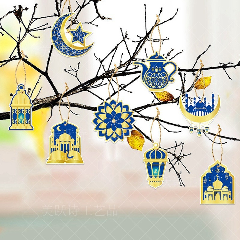 Partyhouse.medan HANG TAG LEBARAN / HANG TAG EID MUBARAK 2 SISI