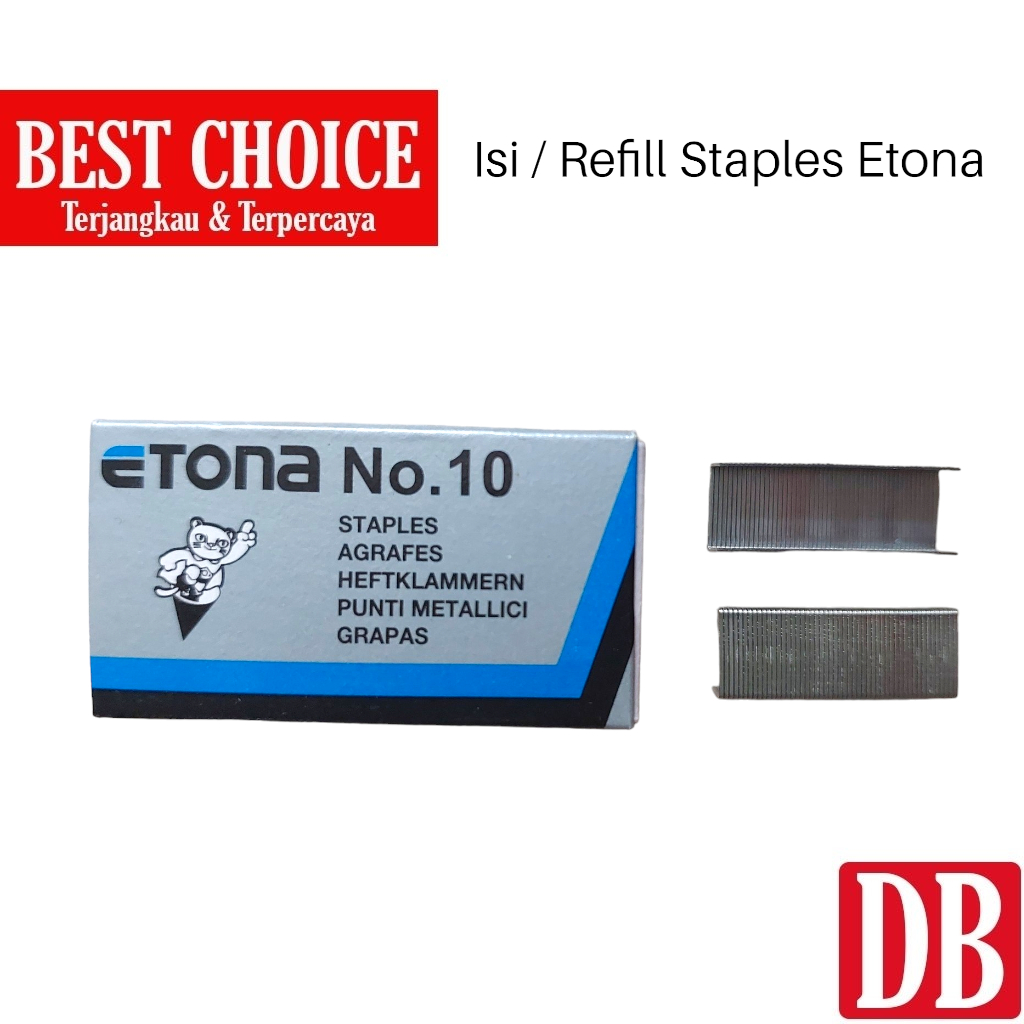 

Refill / Isi Staples Etona Kecil No.10 -1M (1pcs)