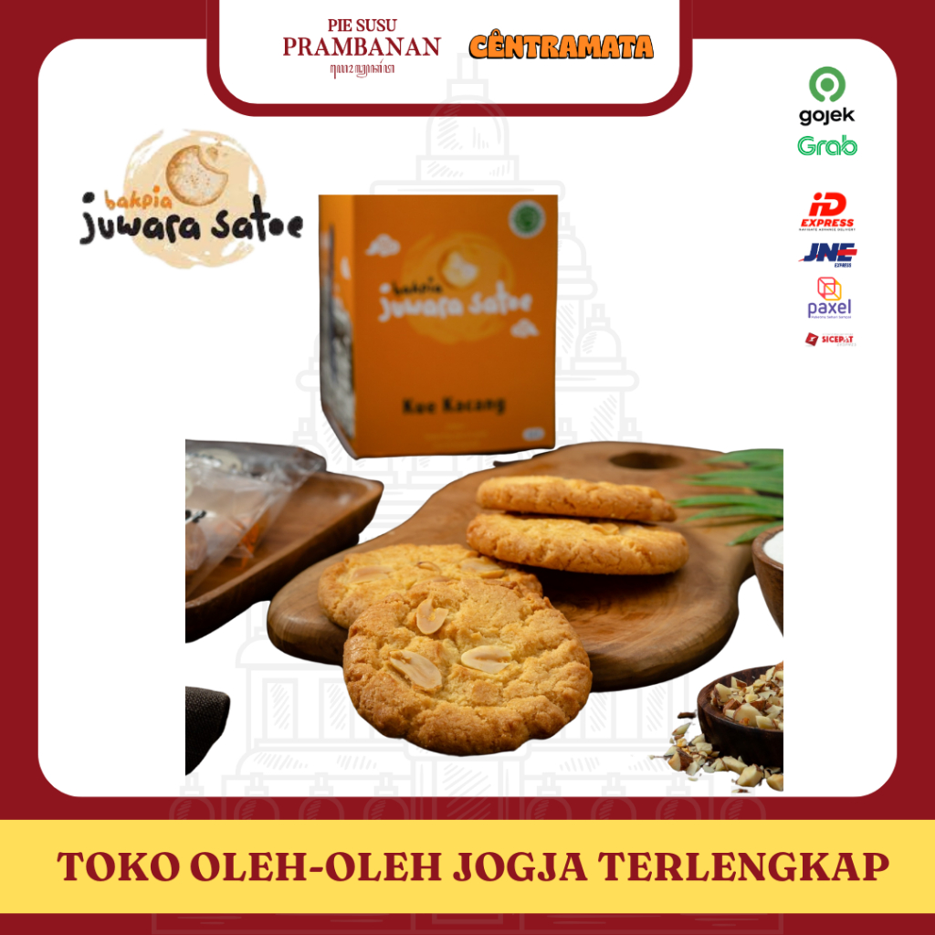 

Kue Kacang Juwara Satoe Isi 6pcs | Oleh-Oleh khas Jogja