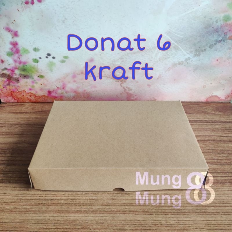 

Dus Donat isi 6 KRAFT / Kotak Donat isi 6 KRAFT 300