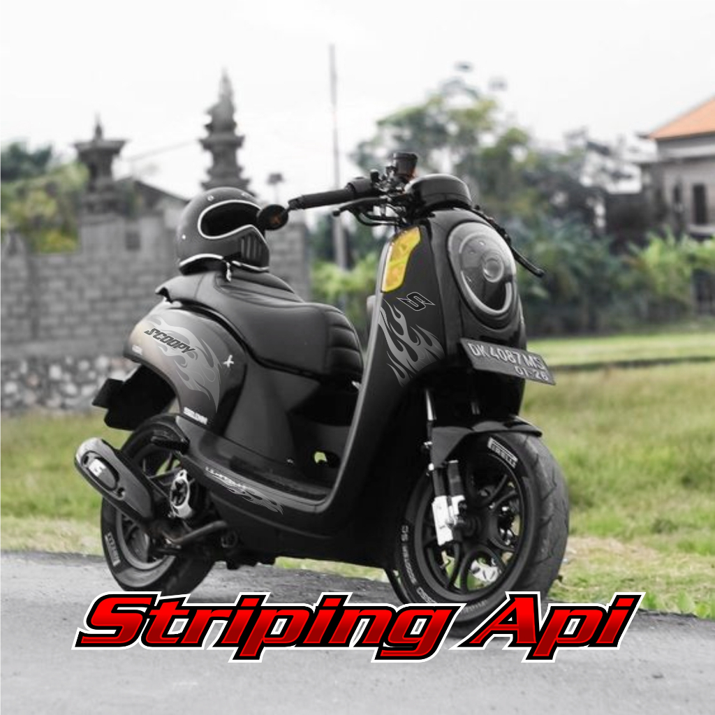 striping transparan motif api scoopy fi - striping scoopy 2016 motif api