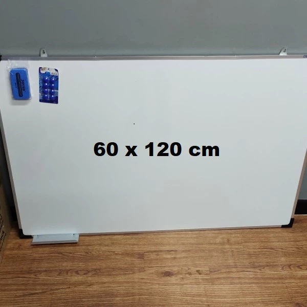 

Whiteboard 60 x 120 cm papan tulis 120 x 60 cm