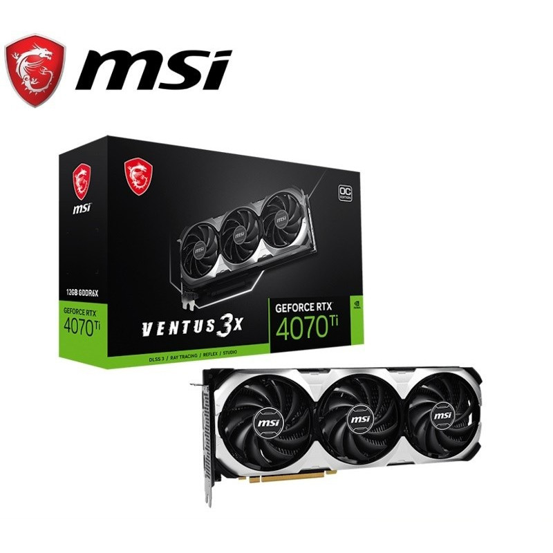 MSI RTX 4070 Ti VENTUS 3X 12G OCV1 / 4070Ti 12GB DDR6