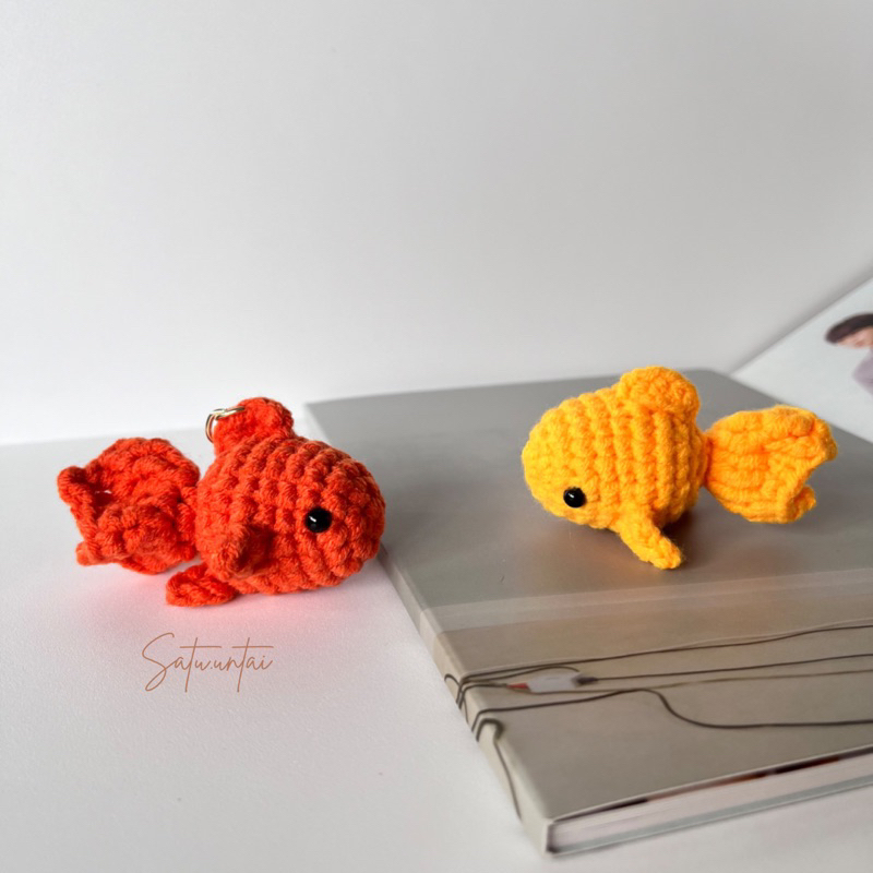 Goldfish Keychain; Gantungan Kunci Goldfish
