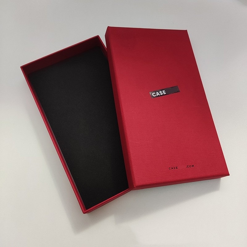 

CASETiFY phone case packaging box phone chain gift box black and white folding box red sky cover drawer pull-out box
